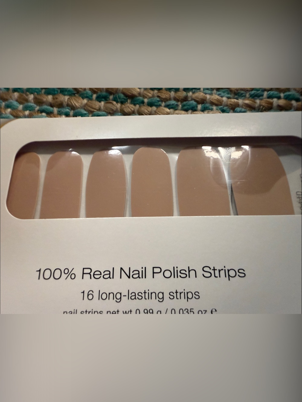 🌸🎄Color Street Nude Beige Sheer Nail Polish Strips🌲